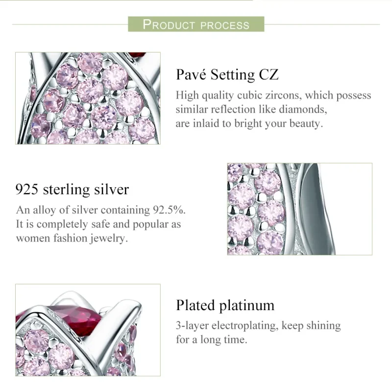 (image for) Pandora Style Silver Charm, Tulip - SCC569 - View 8