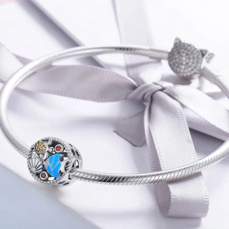 (image for) Pandora Style Silver Charm, Underwater World, Multicolor Enamel - SCC683 - View 4