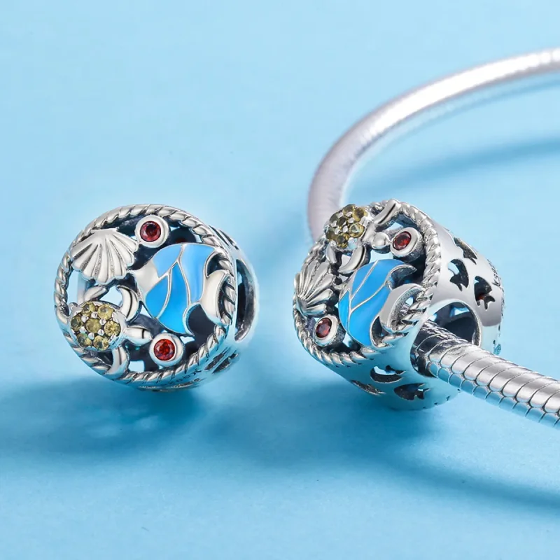 (image for) Pandora Style Silver Charm, Underwater World, Multicolor Enamel - SCC683 - View 5