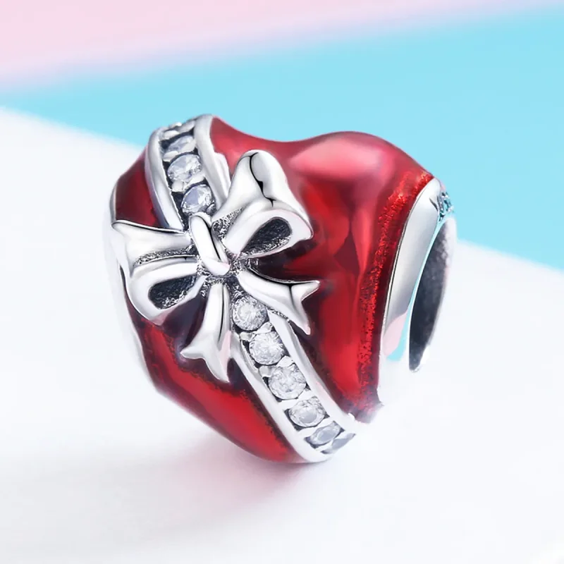 (image for) Pandora Style Silver Charm, Valentine's Day Love Gift - SCC741 - View 2