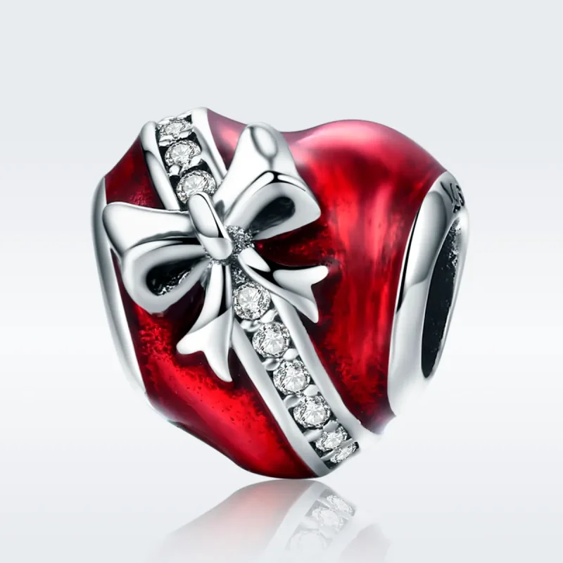(image for) Pandora Style Silver Charm, Valentine's Day Love Gift - SCC741 - View 3