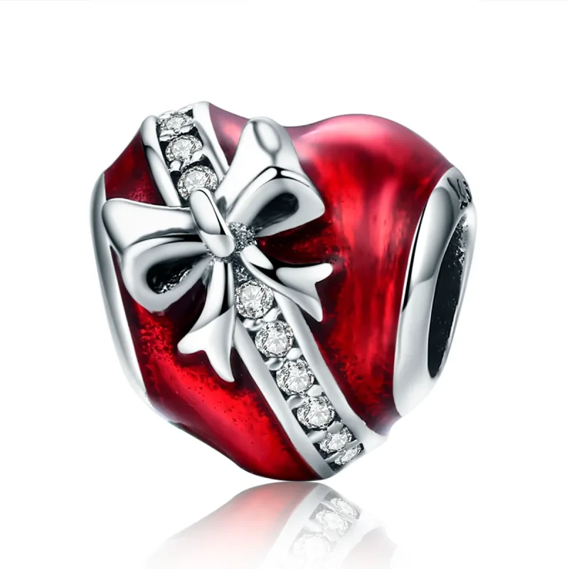 (image for) Pandora Style Silver Charm, Valentine's Day Love Gift - SCC741 - Product Image