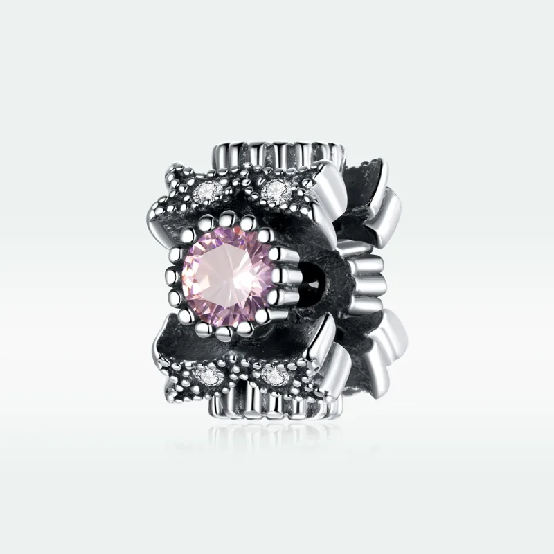 (image for) Pandora Style Silver Charm, Victoria's Heartbeat - SCC1784 - View 5