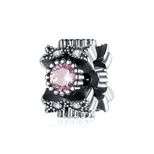 (image for) Pandora Style Silver Charm, Victoria's Heartbeat - SCC1784