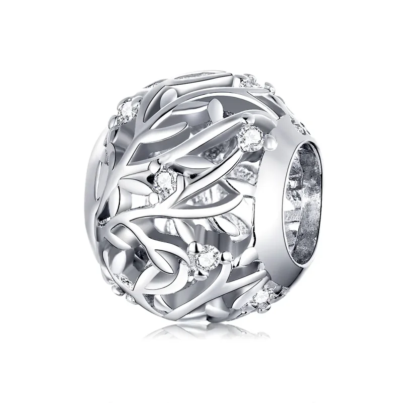 (image for) Pandora Style Silver Charm, Vine - BSC256 - Product Image