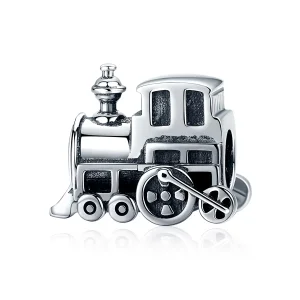 (image for) Pandora Style Silver Charm, Vintage Train - SCC507