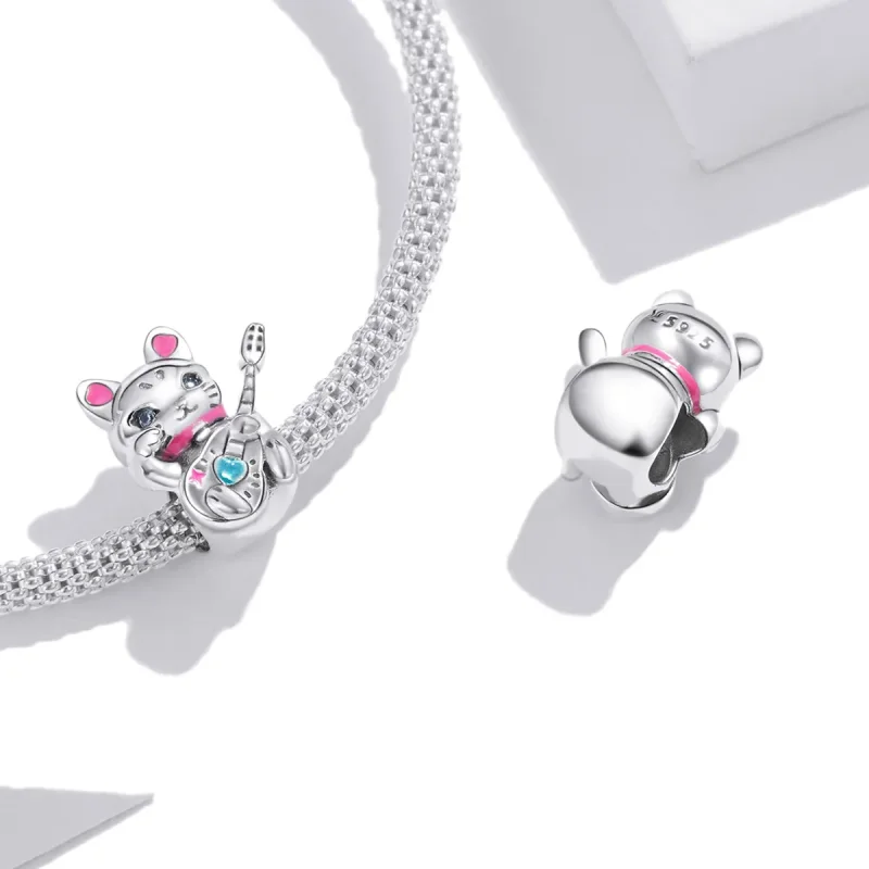 (image for) Pandora Style Silver Charm, You Are My Rock, Multicolor Enamel - SCC1840 - View 4