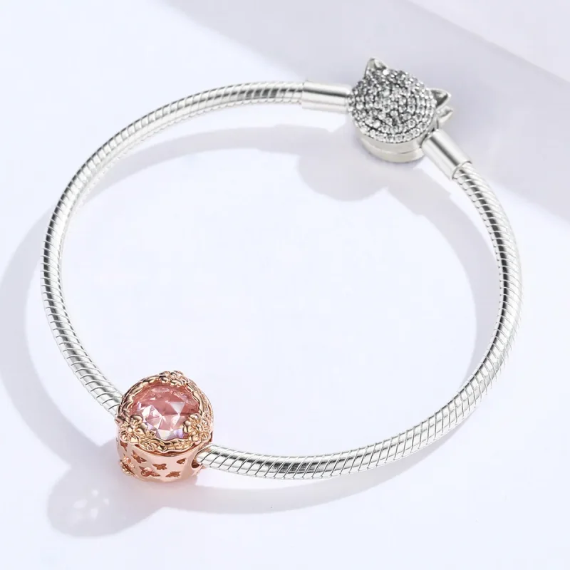 (image for) Rose Gold Autumn Scenery Charm - PANDORA Style - SCC1258 - View 3