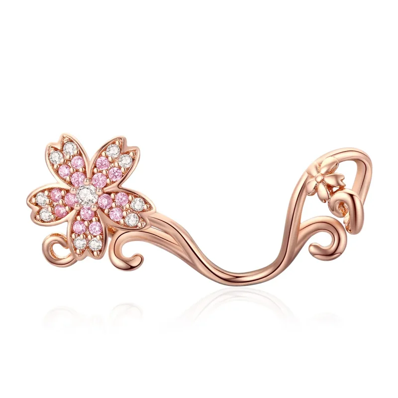 (image for) Rose Gold Cherry Blossoms Charm - PANDORA Style - SCC1033-C - Product Image