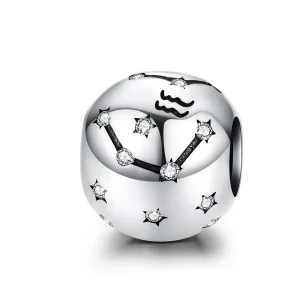 (image for) Silver Aquarius Charm - PANDORA Style - SCC1218-11
