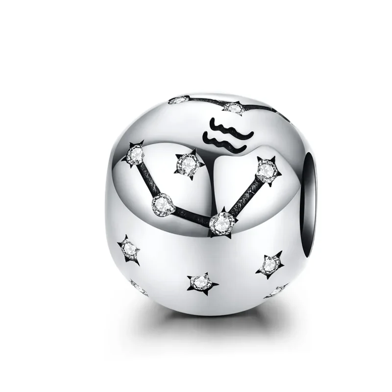 (image for) Silver Aquarius Charm - PANDORA Style - SCC1218-11 - Product Image