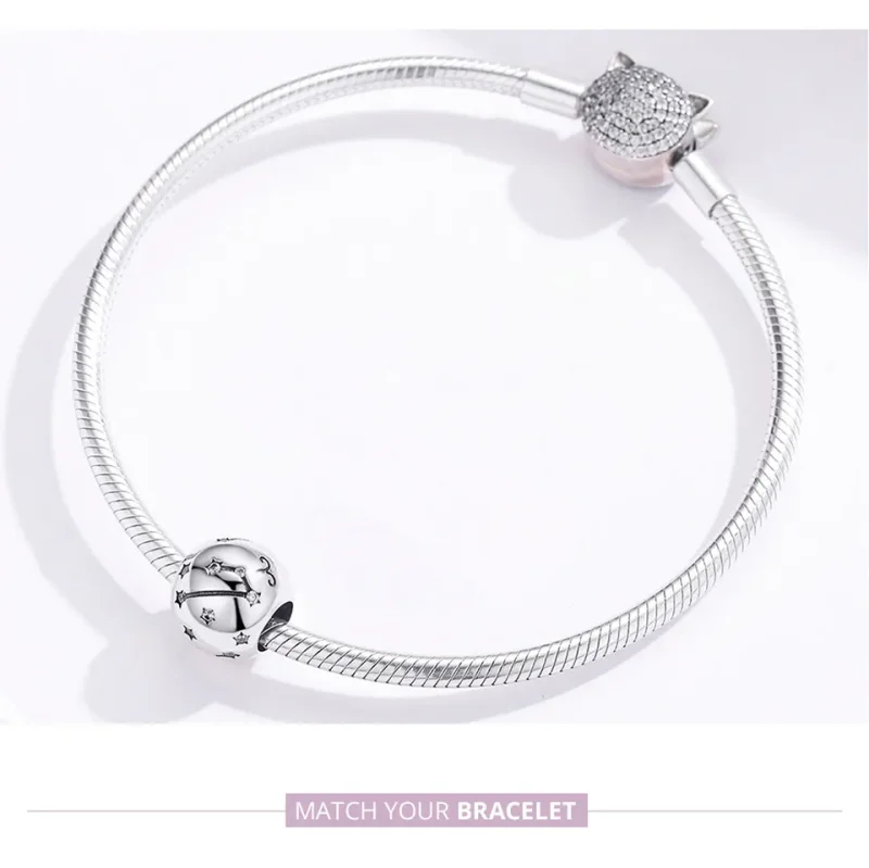 (image for) Silver Aries Charm - PANDORA Style - SCC1218-1 - View 6