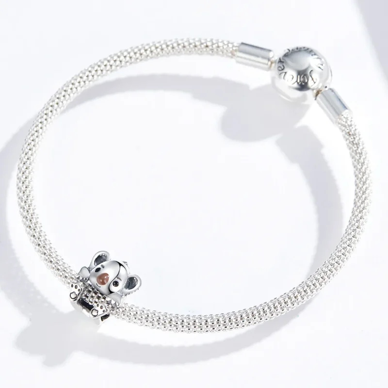 (image for) Silver Baby Koala Charm - PANDORA Style - SCC1304 - View 4