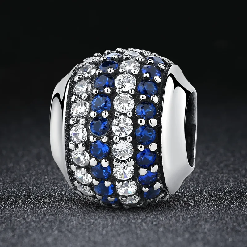 (image for) Silver Blue Coast Charm - PANDORA Style - SCC104 - View 5