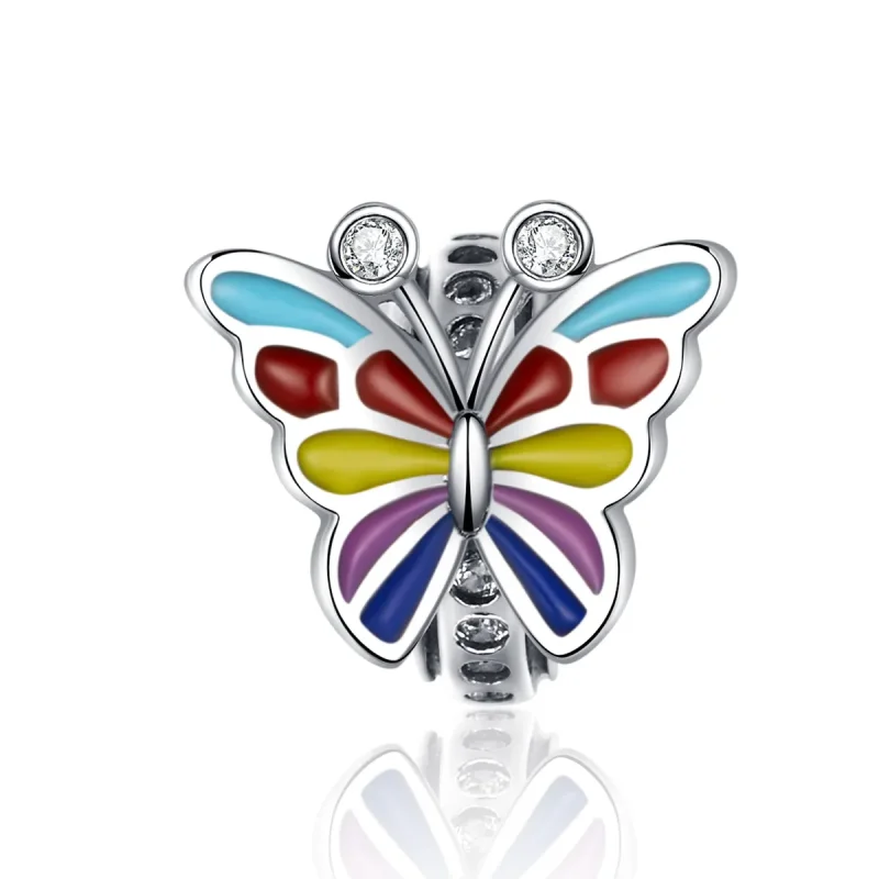 (image for) Silver Butterfly Charm - PANDORA Style - SCC1195 - Product Image