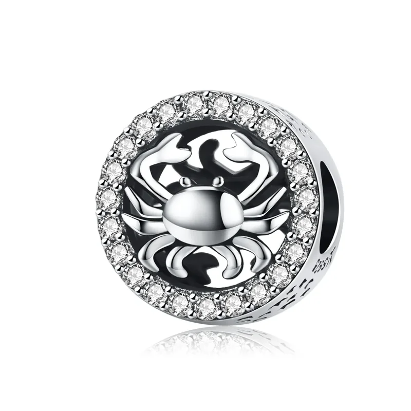 (image for) Silver Cancer Charm - PANDORA Style - SCC1213 - Product Image