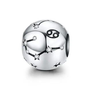 (image for) Silver Cancer Charm - PANDORA Style - SCC1218-4