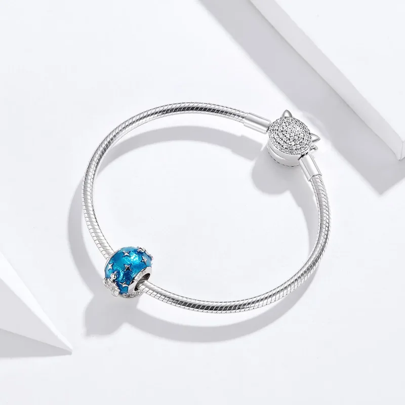 (image for) Silver Crystal Castle Charm - PANDORA Style - SCC1225 - View 4
