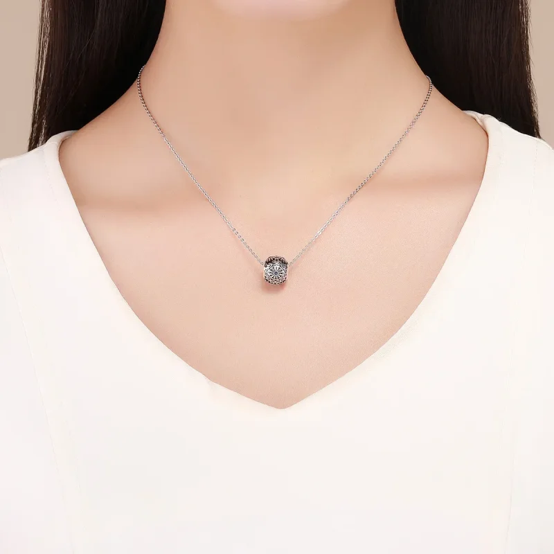 (image for) Silver Daisy Charm - PANDORA Style - SCC1119 - View 4