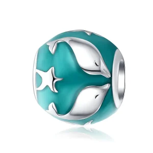 (image for) Silver Dolphin Charm - PANDORA Style - SCC1295