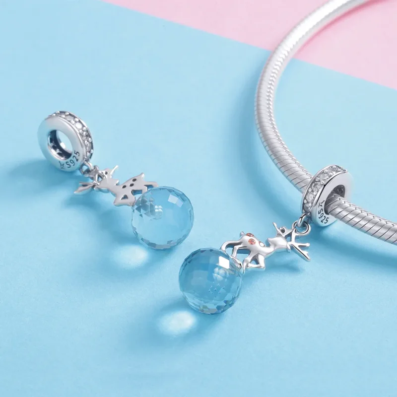 (image for) Silver Elk Dangle - PANDORA Style - SCC1010 - View 4