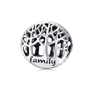(image for) Silver Family Forest Charm - PANDORA Style - SCC1144