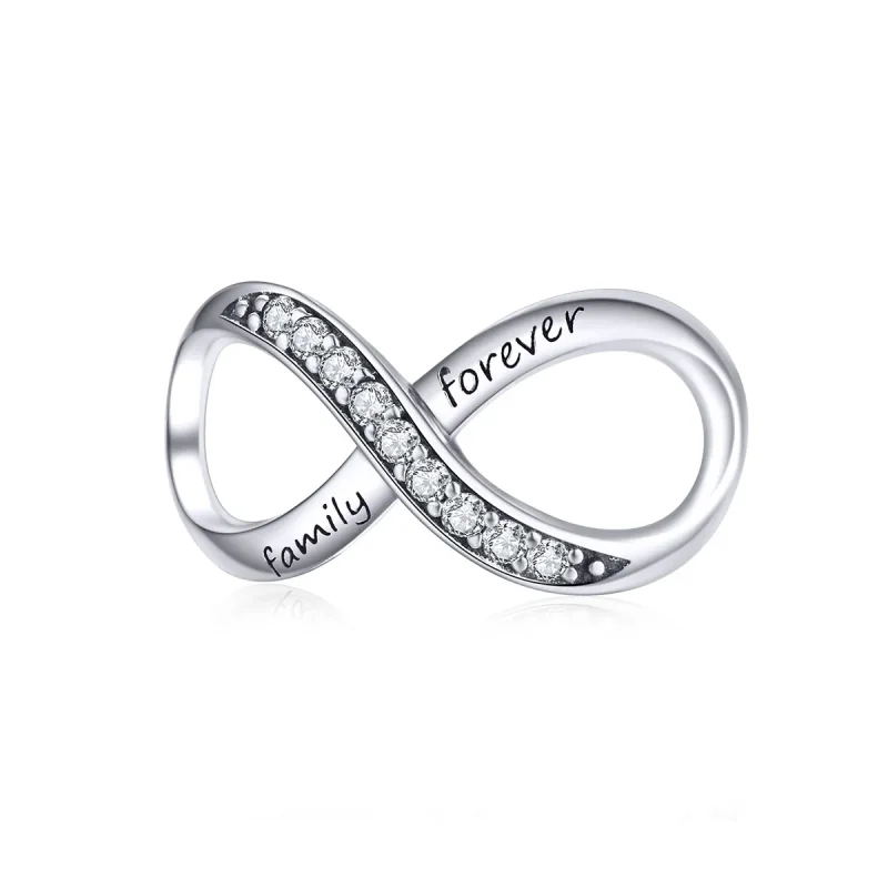 (image for) Silver Family Forever Charm - PANDORA Style - SCC1146 - Product Image
