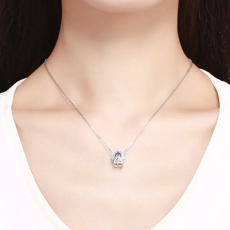 (image for) Silver Ferris Wheel Charm - PANDORA Style - SCC1028 - View 5
