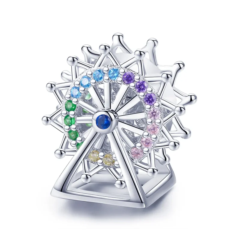 (image for) Silver Ferris Wheel Charm - PANDORA Style - SCC1028 - Product Image