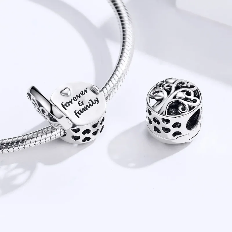 (image for) Silver Forever & Family Charm - PANDORA Style - SCC1259 - View 4
