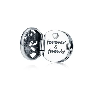 (image for) Silver Forever & Family Charm - PANDORA Style - SCC1259