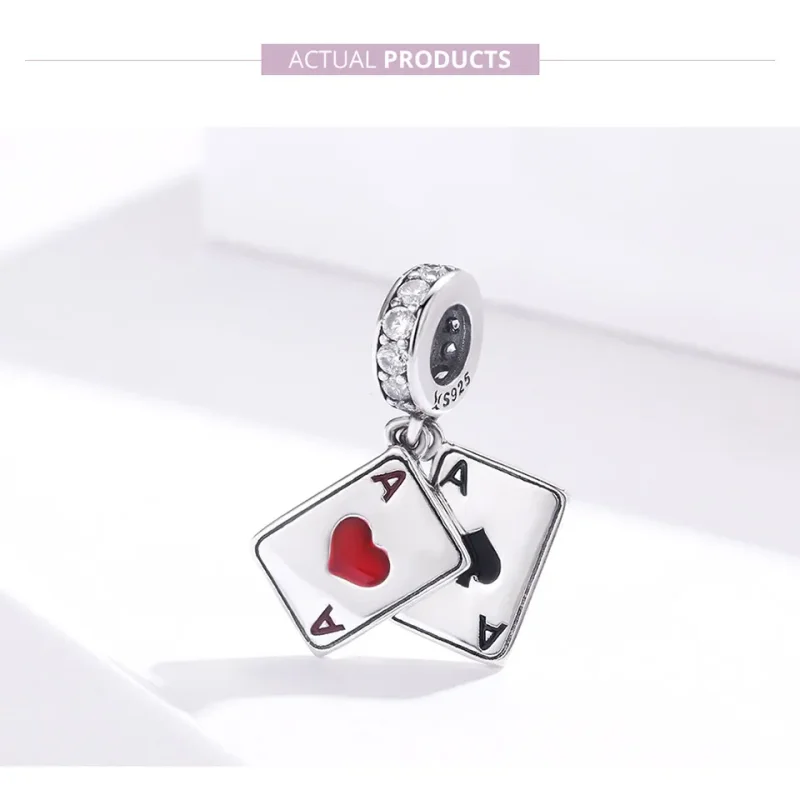 (image for) Silver Game Time Dangle - PANDORA Style - SCC1172 - View 5