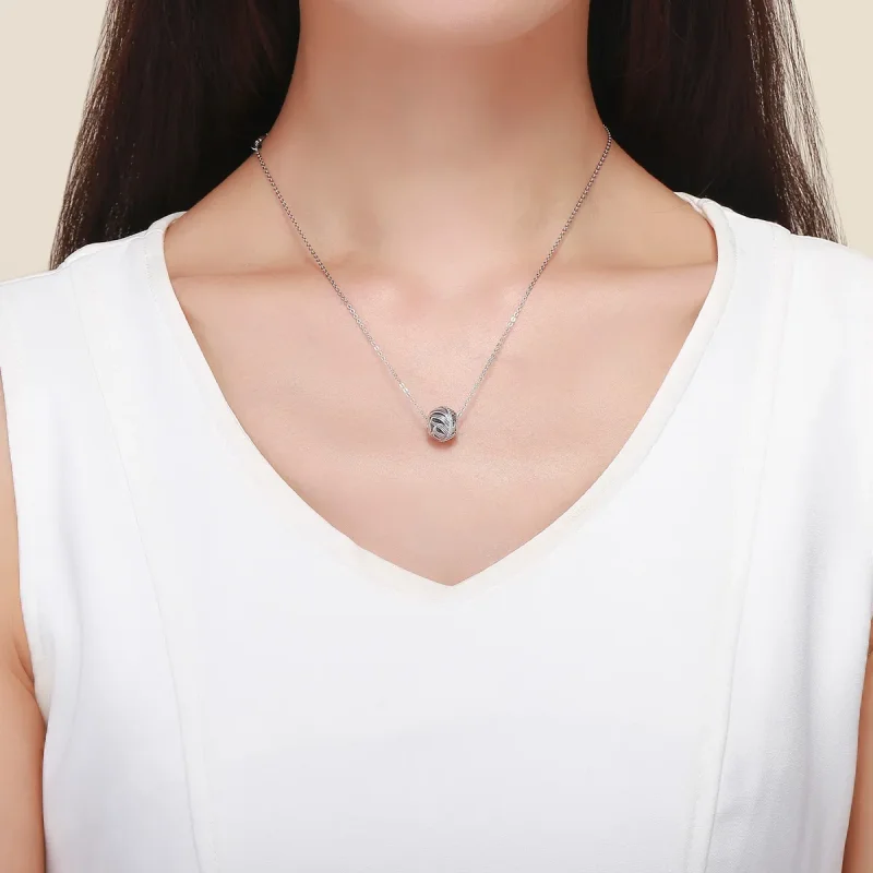 (image for) Silver Gently Love Charm - PANDORA Style - SCC1065 - View 4