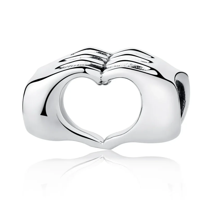 (image for) Silver Hands with Love Charm - PANDORA Style - SCC125 - Product Image
