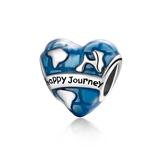 (image for) Silver Happy Journey Charm - PANDORA Style - SCC1176