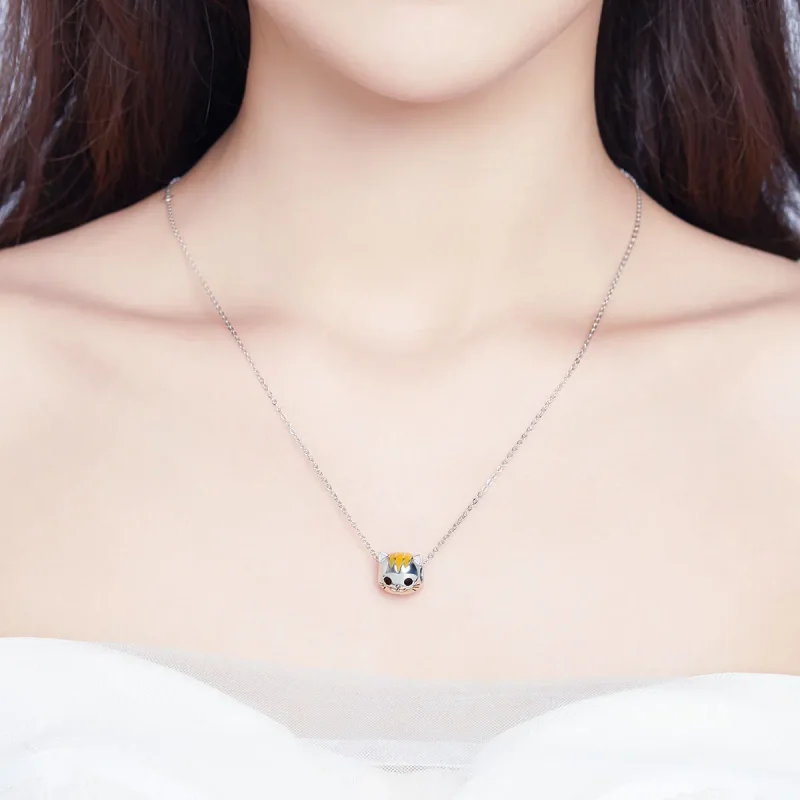 (image for) Silver Happy Kitty Charm - PANDORA Style - SCC1142 - View 3