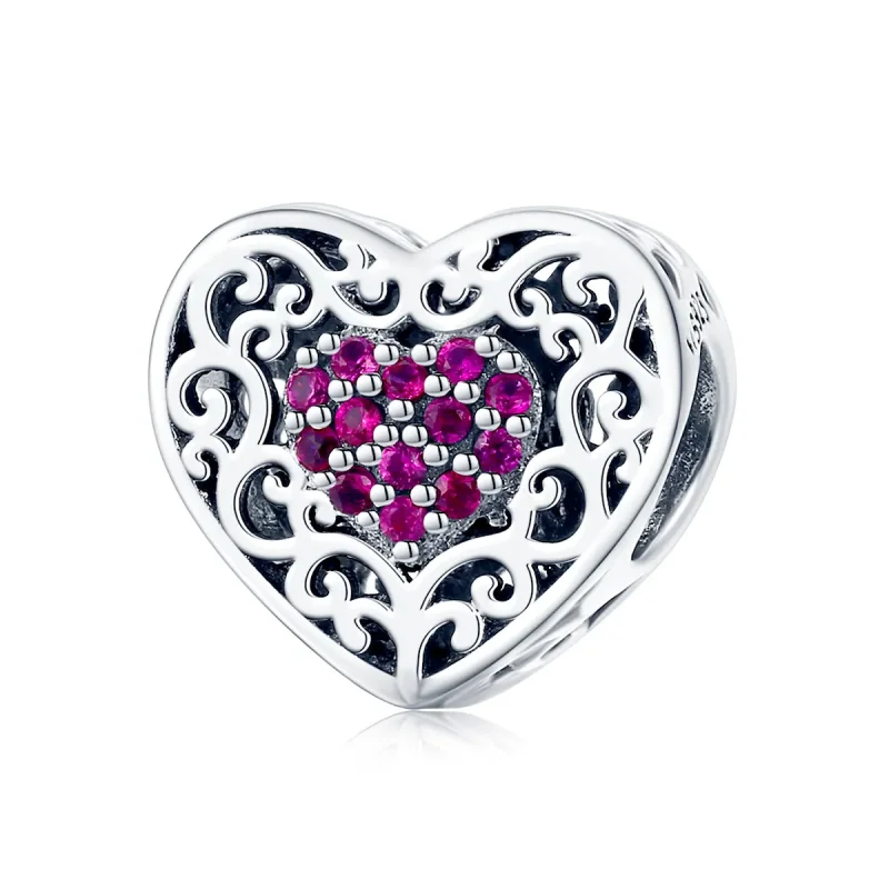 (image for) Silver Heart Charm - PANDORA Style - SCC1109 - Product Image