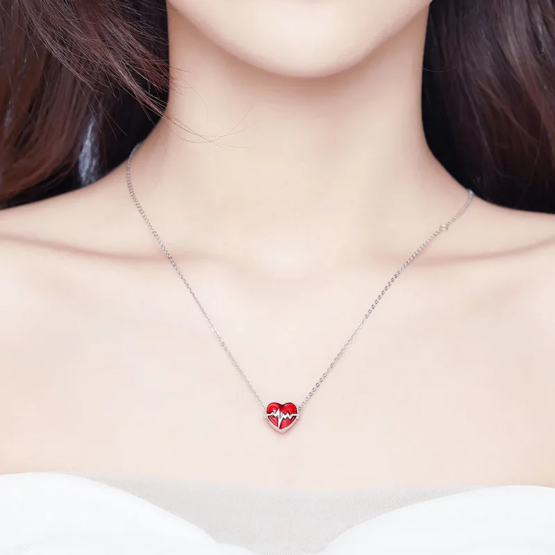 (image for) Silver Heartbeats Time Charm - PANDORA Style - SCC1151 - View 3