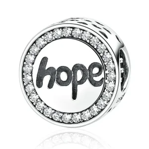 (image for) Silver Hope Charm - PANDORA Style - SCC088