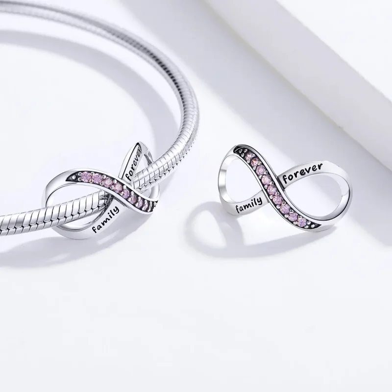 (image for) Silver Infinity Charm - PANDORA Style - SCC1146-Pk - View 4