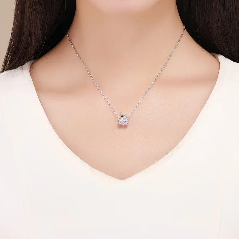 (image for) Silver Ladybug Charm - PANDORA Style - SCC1120 - View 4