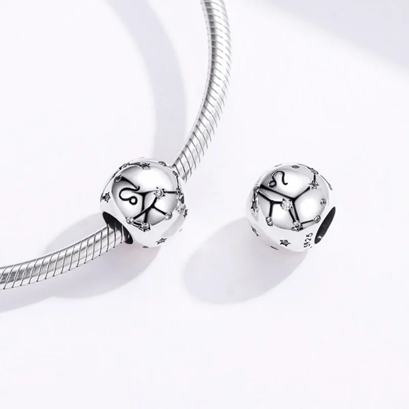 (image for) Silver Leo Charm - PANDORA Style - SCC1218-5 - View 4