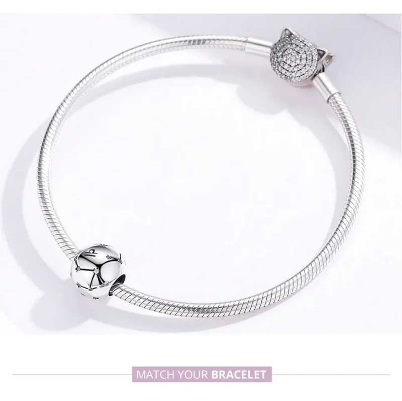 (image for) Silver Libra Charm - PANDORA Style - SCC1218-7 - View 5