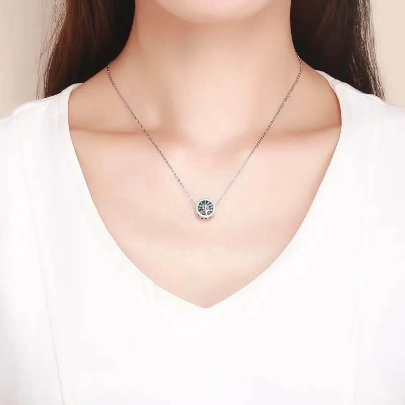 (image for) Silver Life Tree Charm - PANDORA Style - SCC1095 - View 3