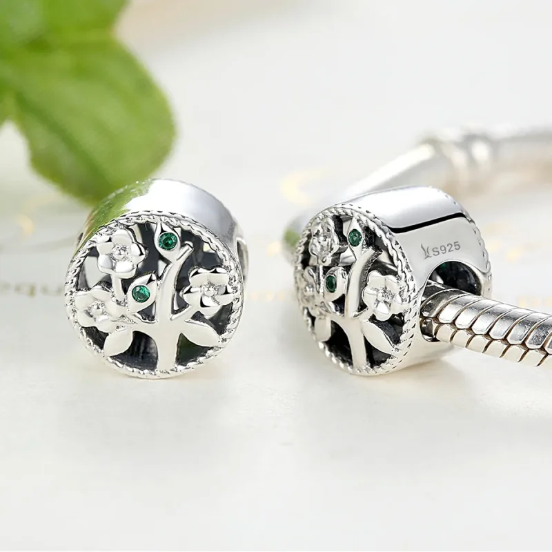 (image for) Silver Life Tree Charm - PANDORA Style - SCC115 - View 2