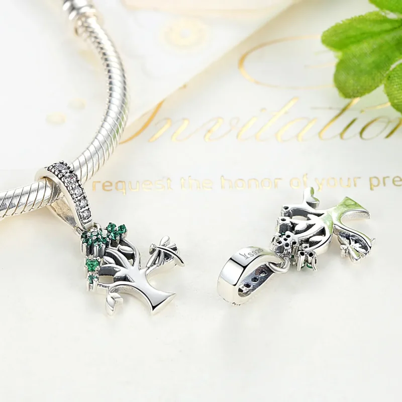 (image for) Silver Life Tree Dangle - PANDORA Style - SCC117 - View 4