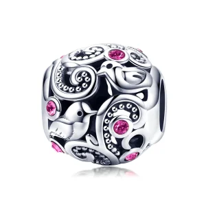 (image for) Silver Love Messenger Charm - PANDORA Style - SCC1014