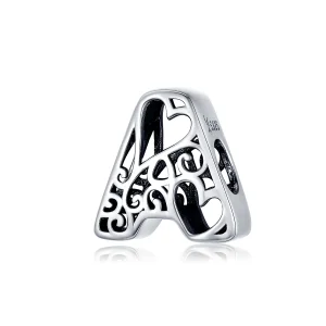 (image for) Silver Magic Alphabet A Charm - PANDORA Style - SCC1229-A