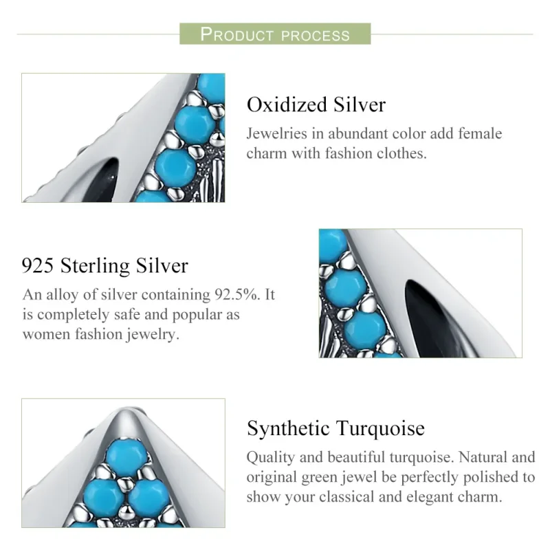 (image for) Silver Magic Eye Charm - PANDORA Style - SCC1093 - View 4