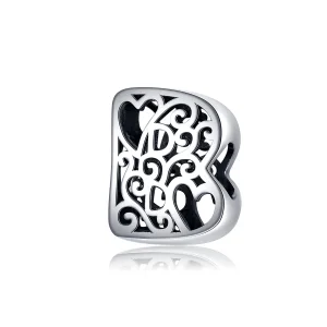 (image for) Silver Magic Letter B Charm - PANDORA Style - SCC1229-B